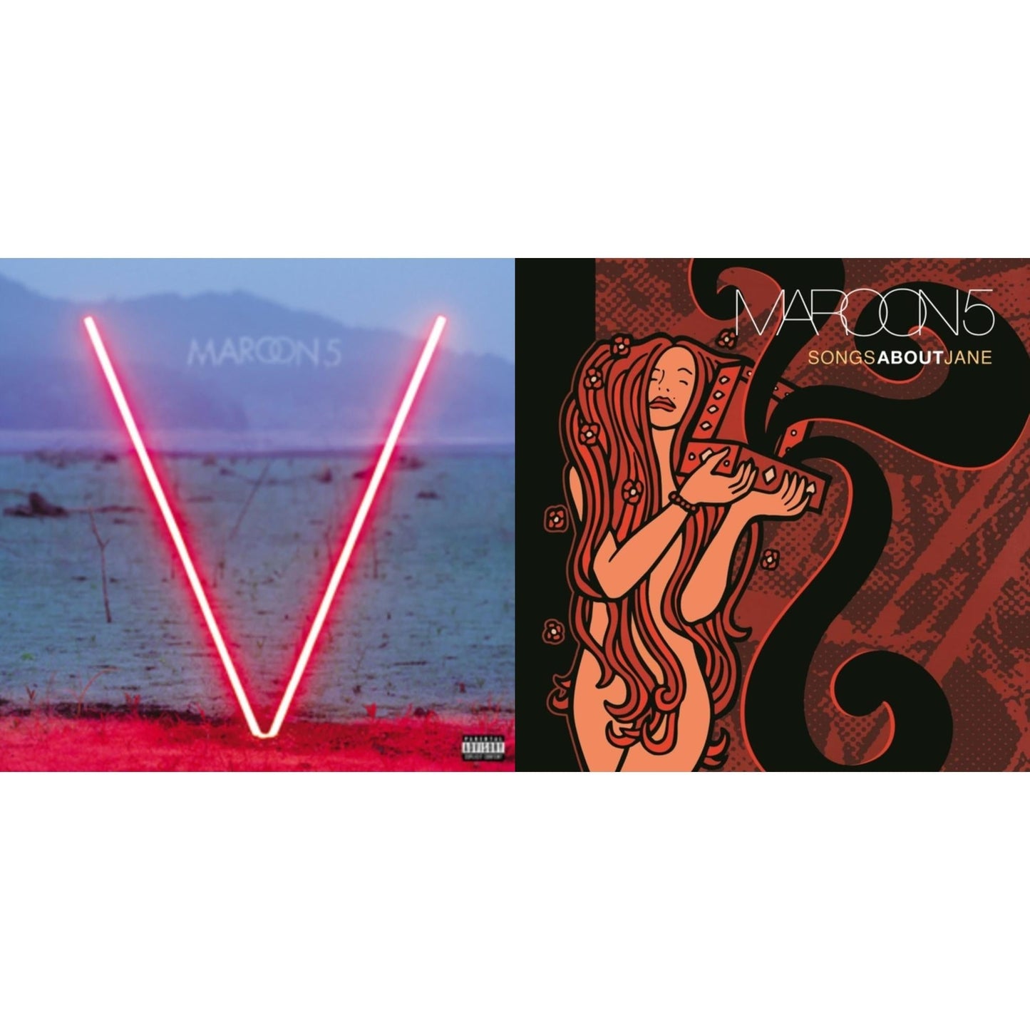 Maroon 5 - Maroon 5 - V (Black LP) (Exp) & Songs About Jane