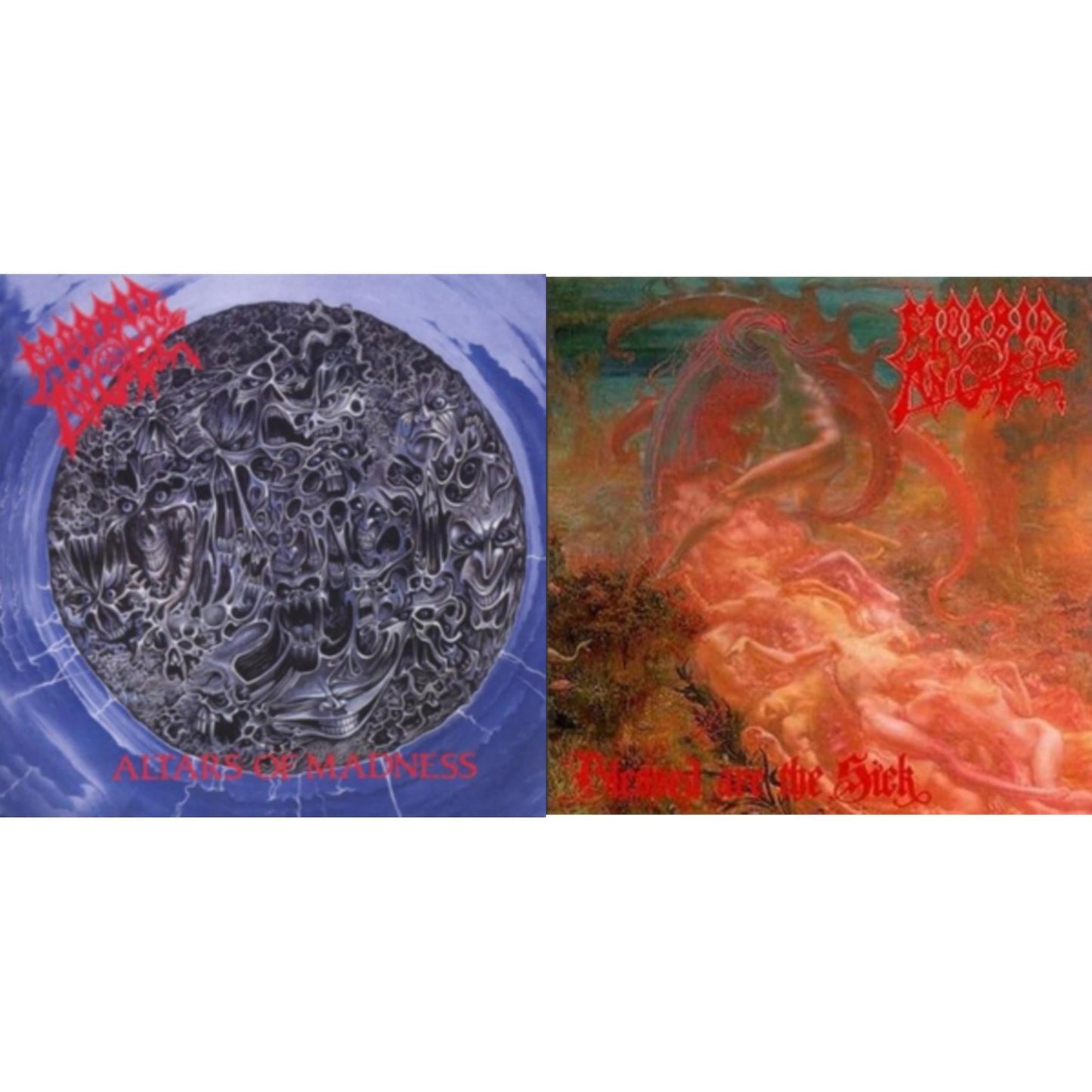 Morbid Angel - Altars Of Madness  & Blessed Are The Sick  - LP Vinyl Bundle