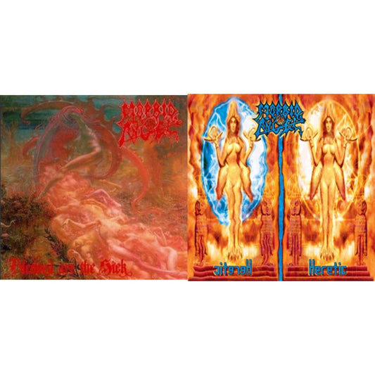 Morbid Angel - Blessed Are The Sick  & Heretic  - LP Vinyl Bundle