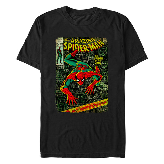 Men's Marvel Spidey Front Cover T-Shirt