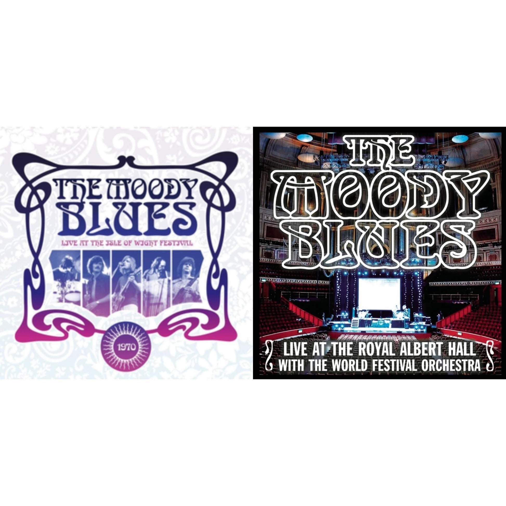 Moody Blues - Live At The Isle Of Wight 1970 & Live At The Royal Albert Hall - CD Bundle