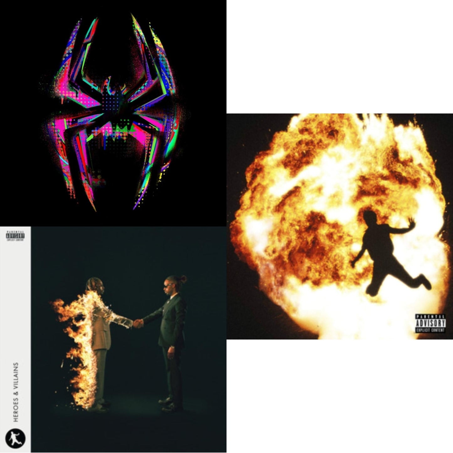 Metro Boomin - Heroes & Villains (X) & Metro Boomin Presents Spider-Man: Across The Spider-Verse (Ost/Heroes Version) (2LP) & Not All Heroes Wear Capes
