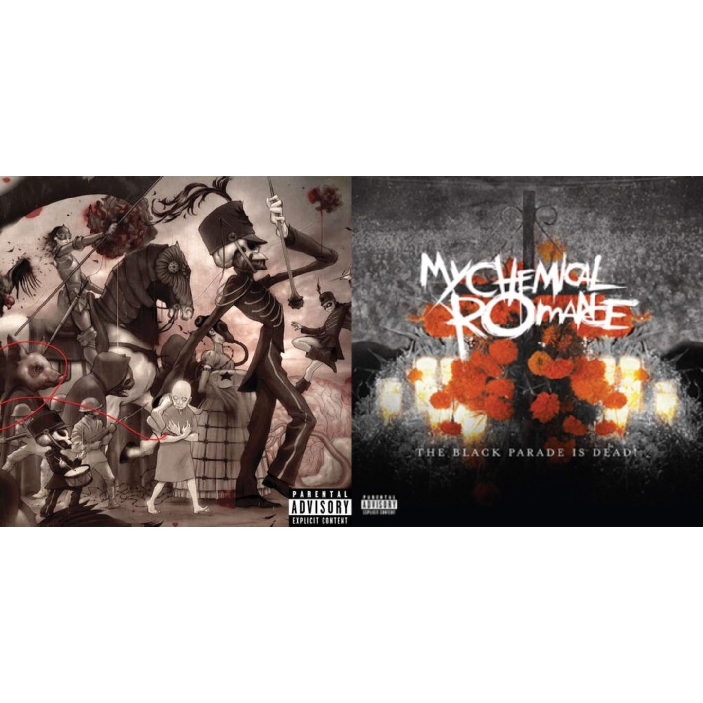 My Chemical Romance - Black Parade Is Dead! & Black Parade - LP Vinyl Bundle