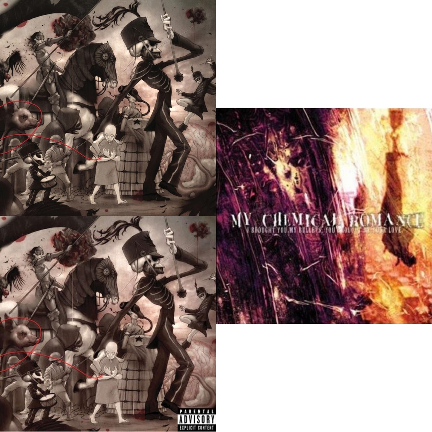 My Chemical Romance - Black Parade (X) (Picture Disc) & I Brought You My Bullets You Brought Me Your Love & Black Parade (X) (2LP)