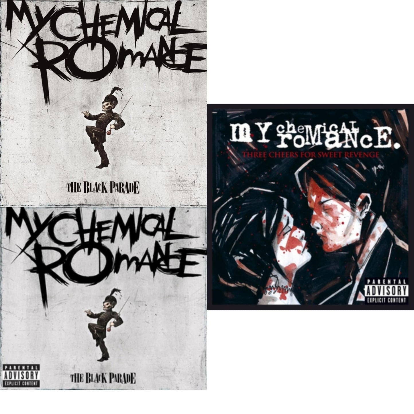 My Chemical Romance - Black Parade & Black Parade (X) & Three Cheers For Sweet Revenge - CD Bundle