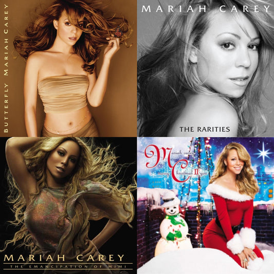 Mariah Carey - Butterfly & Rarities (4LP) & Emancipation Of Mimi (2LP) & Merry Christmas Ii You