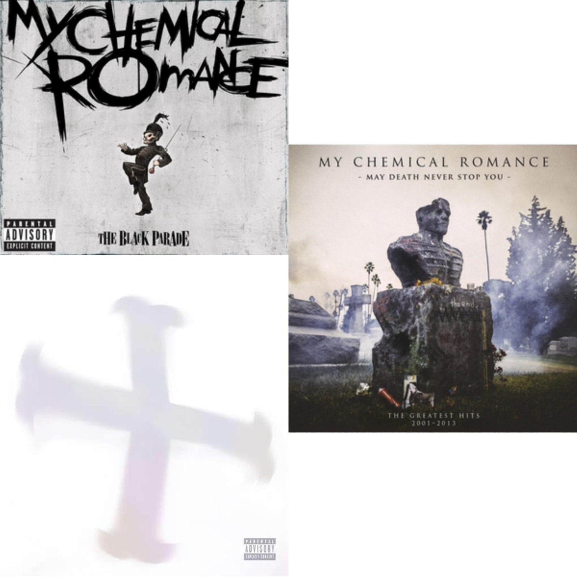 My Chemical Romance - Black Parade (X) & Black Parade / Living With Ghosts (X) (10Th Anniversary Edition) & May Death Never Stop You - CD Bundle
