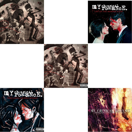 My Chemical Romance - Life On The Murder Scene & Black Parade (X) (Picture Disc) & I Brought You My Bullets You Brought Me Your Love & Black Parade (X) (2LP) & Three Cheers For Sweet Revenge
