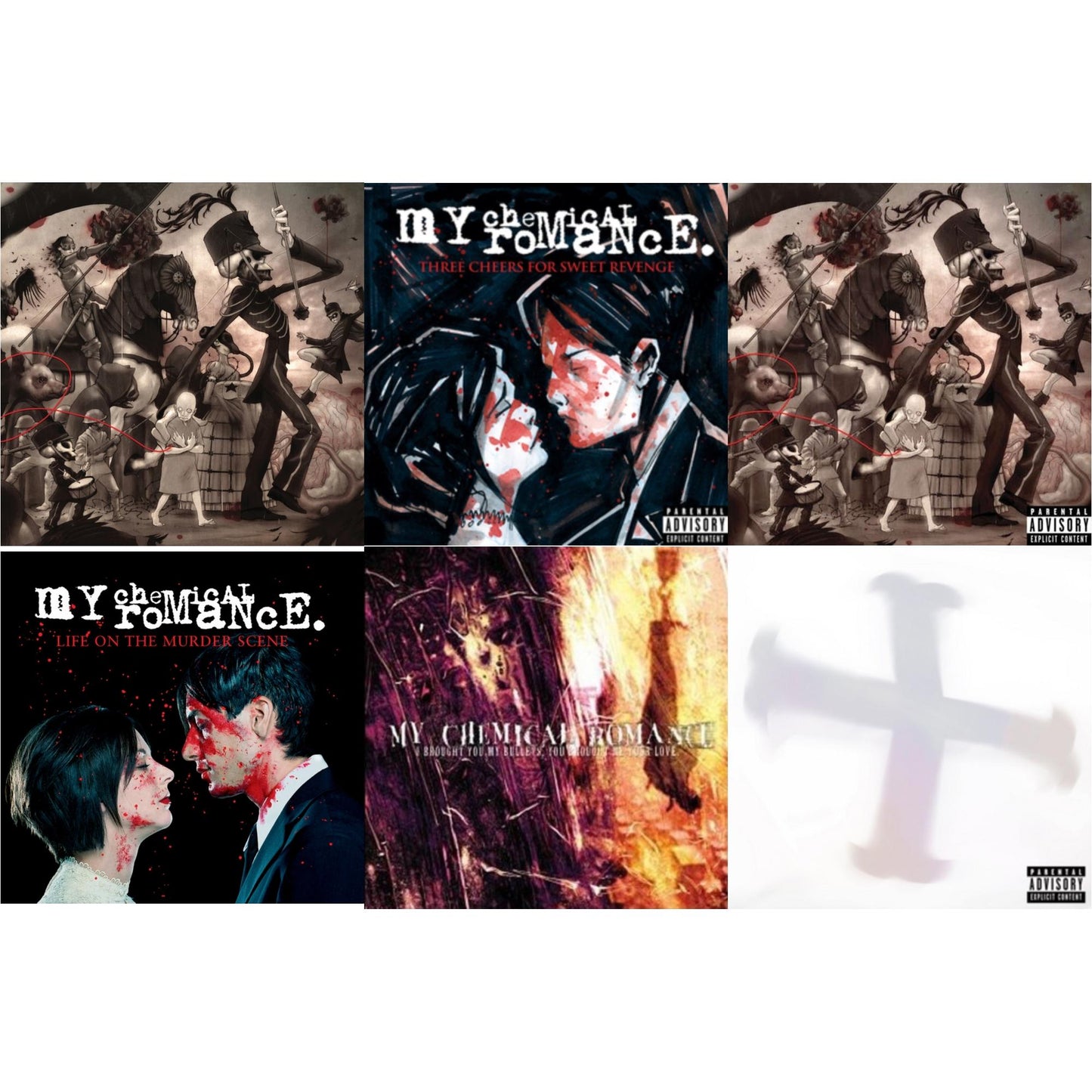 My Chemical Romance - Life On The Murder Scene & Black Parade (X) (Picture Disc) & Black Parade / Living With Ghosts (X) (10Th Anniversary Edition/3LP) & I Brought You My Bullets You Brought Me Your Love & Black Parade (X) (2LP) & Three Cheers For