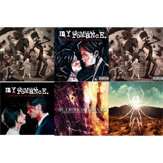 My Chemical Romance - Life On The Murder Scene & Black Parade (X) (Picture Disc) & I Brought You My Bullets You Brought Me Your Love & Black Parade (X) (2LP) & Three Cheers For Sweet Revenge & Danger Days: True Lives Of The Fabulous Killjoys