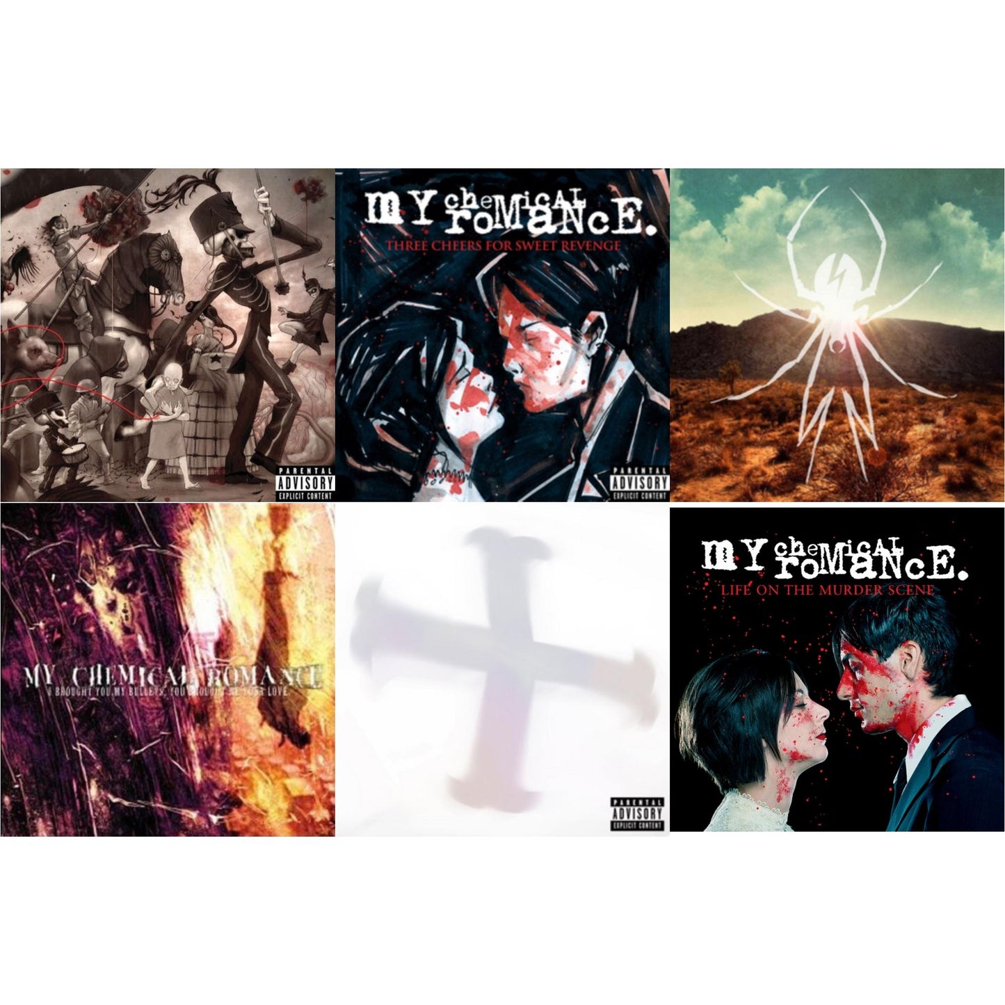 My Chemical Romance - Life On The Murder Scene & Black Parade / Living With Ghosts (X) (10Th Anniversary Edition/3LP) & I Brought You My Bullets You Brought Me Your Love & Black Parade (X) (2LP) & Three Cheers For Sweet Revenge & Danger Days: True