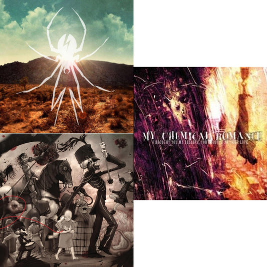 My Chemical Romance - Black Parade (X) (Picture Disc) & I Brought You My Bullets You Brought Me Your Love & Danger Days: True Lives Of The Fabulous Killjoys - LP Vinyl Bundle
