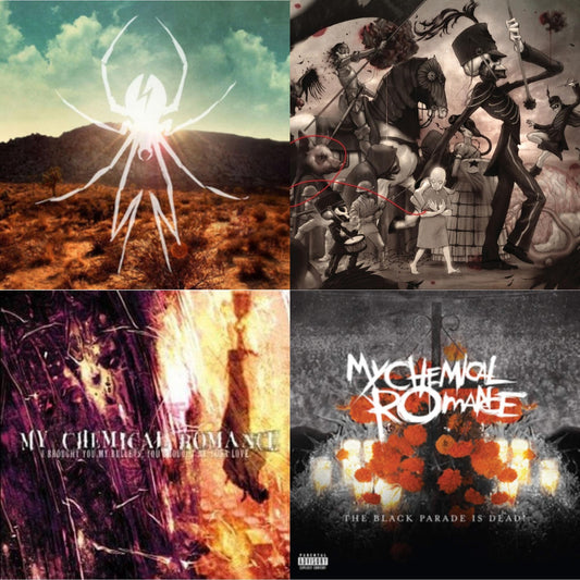 My Chemical Romance - Black Parade Is Dead! & Black Parade (X) (Picture Disc) & I Brought You My Bullets You Brought Me Your Love & Danger Days: True Lives Of The Fabulous Killjoys - LP Vinyl Bundle