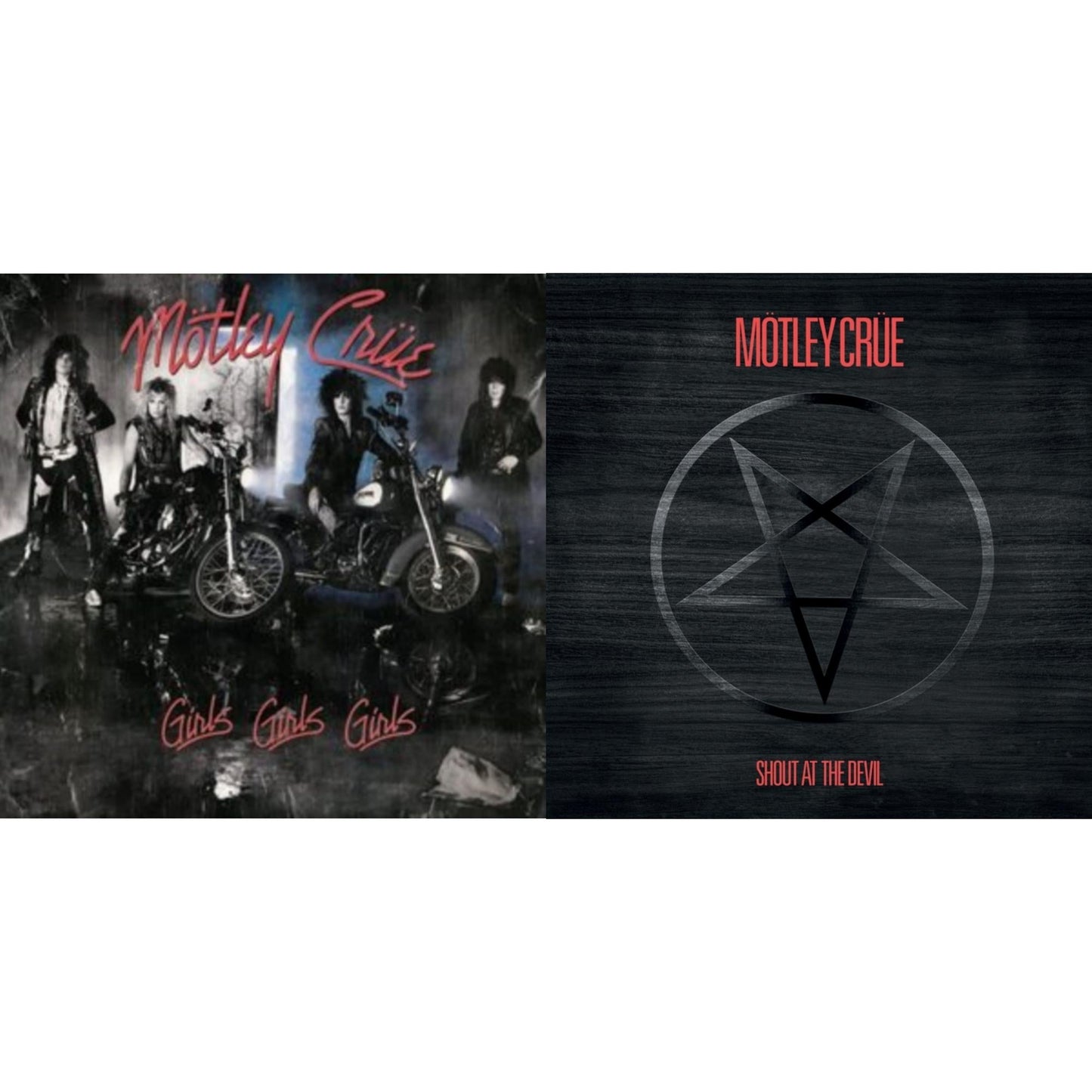 Motley Crue - Girls, Girls, Girls (X) (2021 Remaster) & Shout At The Devil (40Th Annivesry Box Set/Color LP Vinyl & Colored 7Inch)