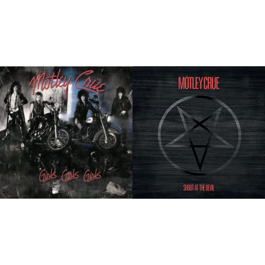 Motley Crue - Girls, Girls, Girls (X) (2021 Remaster) & Shout At The Devil (40Th Annivesry Box Set/Color LP Vinyl & Colored 7Inch)
