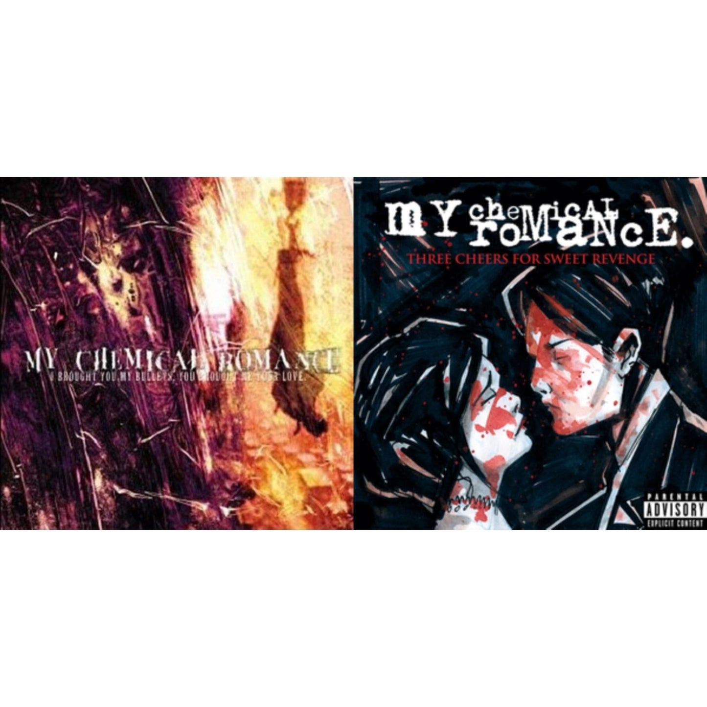 My Chemical Romance - I Brought You My Bullets You Brought Me Your Love & Three Cheers For Sweet Revenge - LP Vinyl Bundle