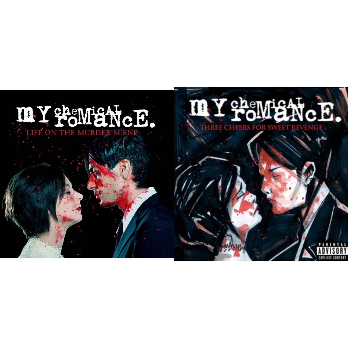 My Chemical Romance - Life On The Murder Scene & Three Cheers For Sweet Revenge - LP Vinyl Bundle