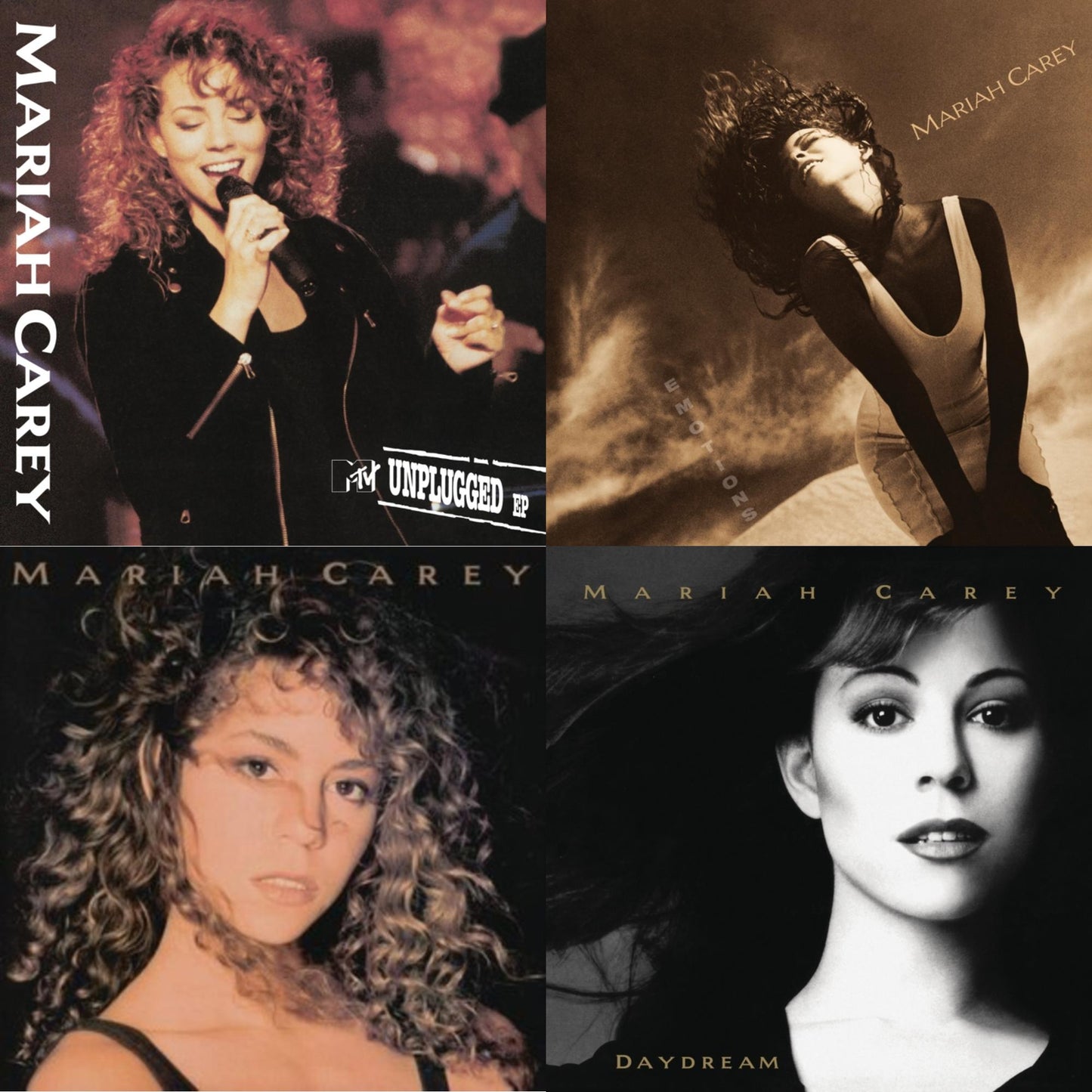 Mariah Carey - Mariah Carey & Emotions & Mtv Unplugged & Daydream - LP Vinyl Bundle
