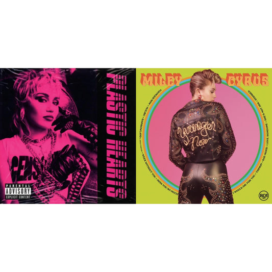 Miley Cyrus - Plastic Hearts (X) (2LP) & Younger Now (150G LP Vinyl/Dl Card)