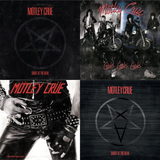 Motley Crue - Girls, Girls, Girls (X) (2021 Remaster) & Shout At The Devil & Too Fast For Love & Shout At The Devil (40Th Annivesry Box Set/Color LP Vinyl & Colored 7Inch)