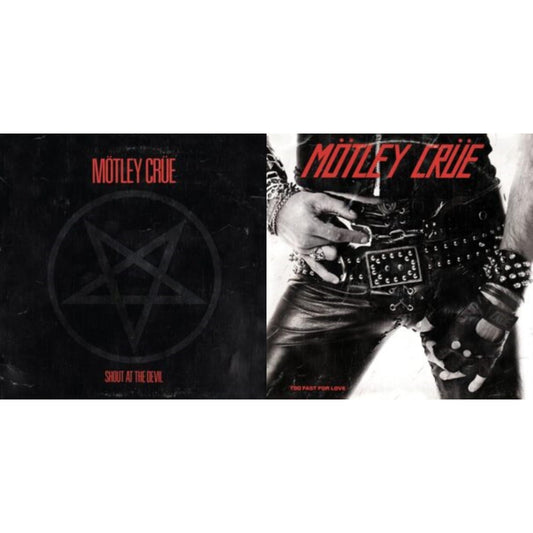 Motley Crue - Shout At The Devil & Too Fast For Love - LP Vinyl Bundle