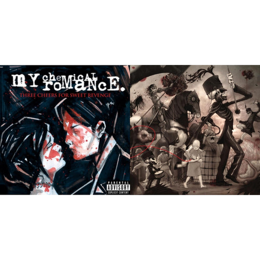 My Chemical Romance - Black Parade (X) (Picture Disc) & Three Cheers For Sweet Revenge - LP Vinyl Bundle