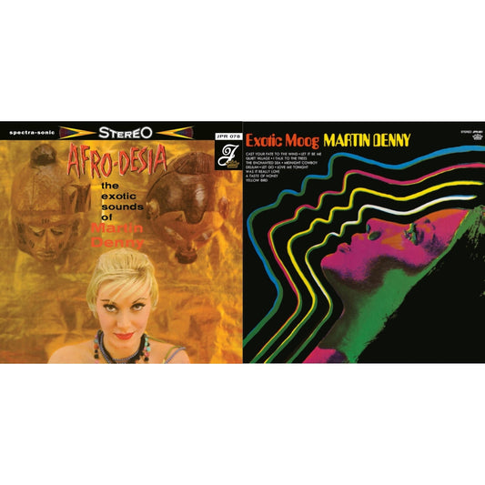 Martin Denny - Afro-Desia (Flame-Orange LP Vinyl) & Exotic Moog