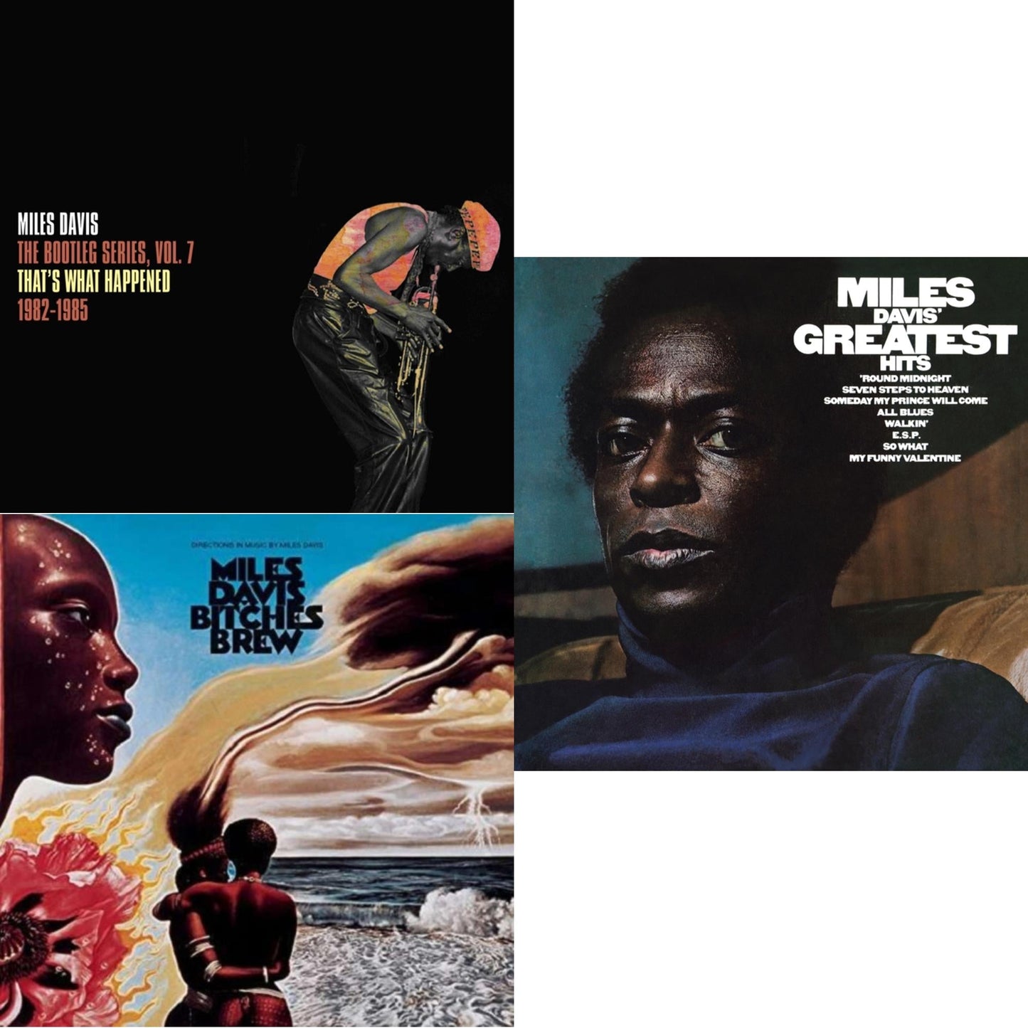 Miles Davis - Bootleg Series Vol. 7: That’S What Happened 1982-1985 (2LP/White Vinyl) & Bitches Brew & Greatest Hits (1969) (150G/Dl Code)