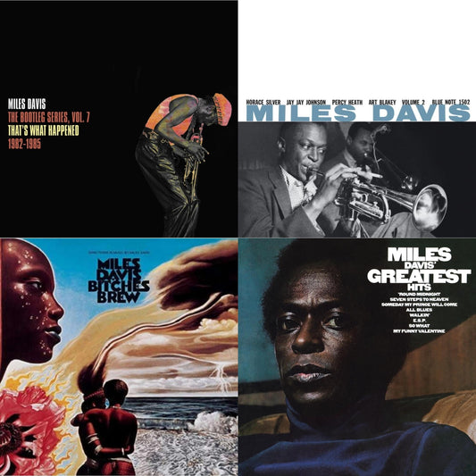 Miles Davis - Bootleg Series Vol. 7: That’S What Happened 1982-1985 (2LP/White Vinyl) & Volume 2 (Blue Note Classic LP Vinyl Series) & Bitches Brew & Greatest Hits (1969) (150G/Dl Code)