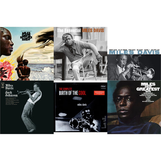 Miles Davis - Bitches Brew (2LP/140G) & Tribute To Jack Johnson (140G/Dl Insert) & Volume 2 (Blue Note Classic LP Vinyl Series) & Complete Birth Of The Cool (2LP) & Essential Miles Davis (2LP) & Greatest Hits (1969) (150G/Dl Code)