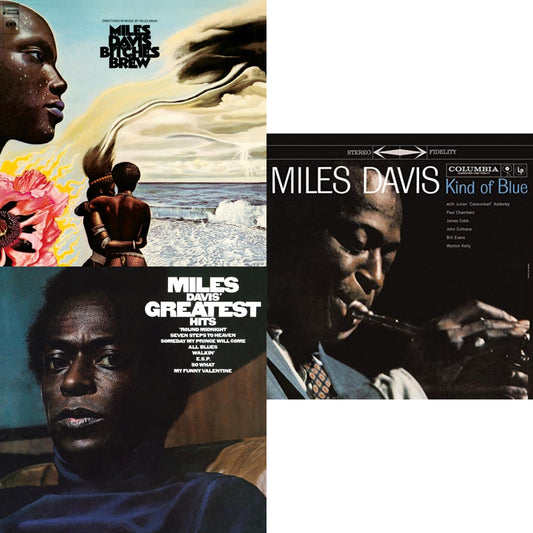 Miles Davis - Bitches Brew (2LP/140G) & Kind Of Blue (180G) & Greatest Hits (1969) (150G/Dl Code)