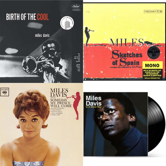 Miles Davis - Birth Of The Cool & Sketches Of Spain (Mono) & Someday My Prince Will Come (180G) & In A Silent Way - LP Vinyl Bundle