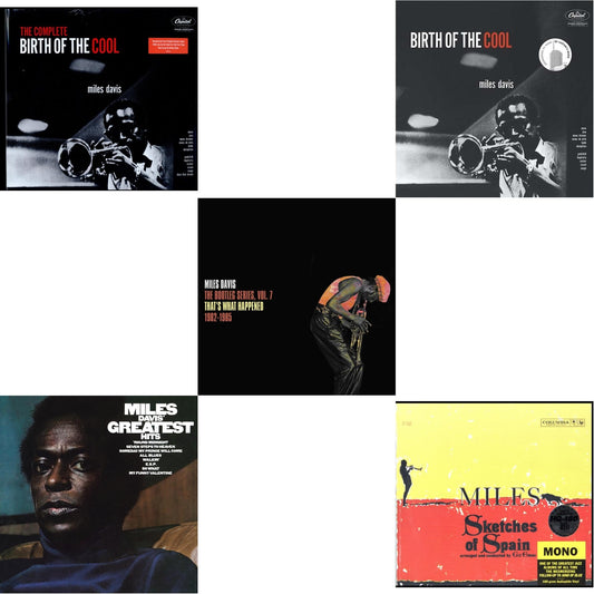 Miles Davis - Bootleg Series Vol. 7: That’S What Happened 1982-1985 (2LP/White Vinyl) & Birth Of The Cool & Complete Birth Of The Cool (2LP) & Sketches Of Spain (Mono) & Greatest Hits (1969) (150G/Dl Code)
