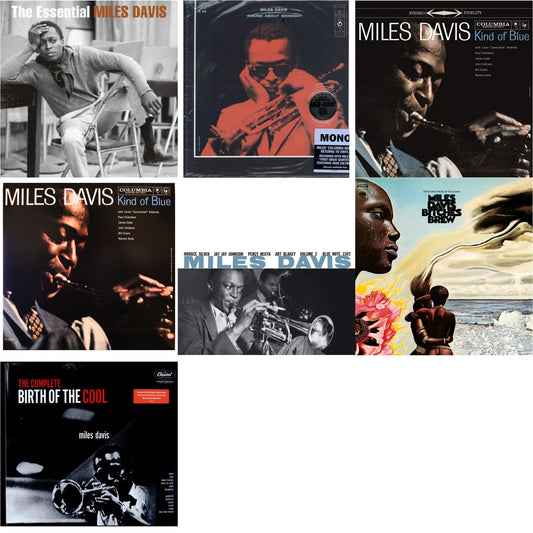 Miles Davis - Bitches Brew (2LP/140G) & Volume 2 (Blue Note Classic LP Vinyl Series) & Complete Birth Of The Cool (2LP) & Kind Of Blue (180G) & Round About Midnight (180G/Mono) & Kind Of Blue (Mono) & Essential Miles Davis (2LP)