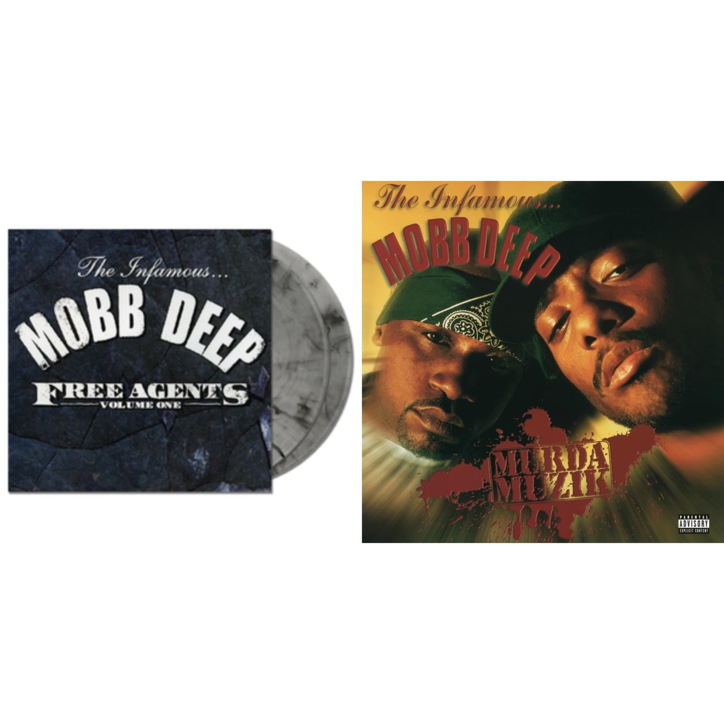 Mobb Deep - Murda Muzik (2 LP/140G Vinyl/Dl Code) & Free Agents (Smokey Clear LP Vinyl)