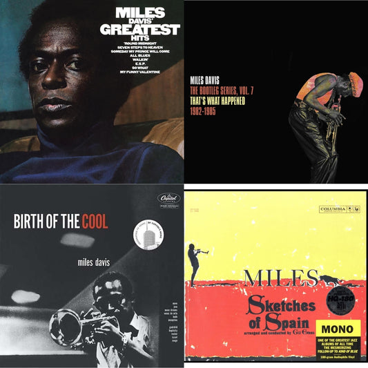 Miles Davis - Bootleg Series Vol. 7: That’S What Happened 1982-1985 (2LP/White Vinyl) & Birth Of The Cool & Sketches Of Spain (Mono) & Greatest Hits (1969) (150G/Dl Code)