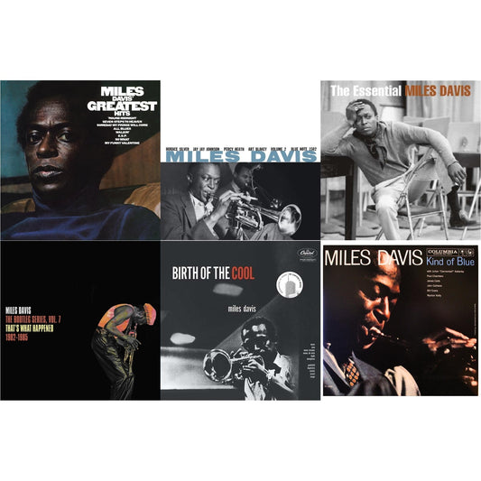 Miles Davis - Bootleg Series Vol. 7: That’S What Happened 1982-1985 (2LP/White Vinyl) & Volume 2 (Blue Note Classic LP Vinyl Series) & Birth Of The Cool & Kind Of Blue (Mono) & Essential Miles Davis (2LP) & Greatest Hits (1969) (150G/Dl Code)
