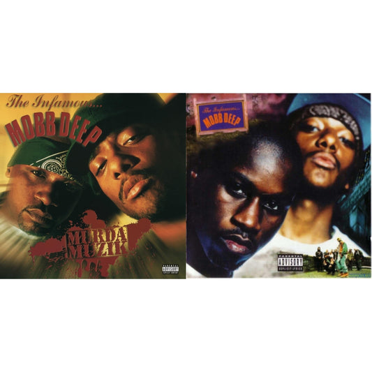 Mobb Deep - Murda Muzik (2 LP/140G Vinyl/Dl Code) & Infamous (180G/2LP) Vinyl Record Bundle