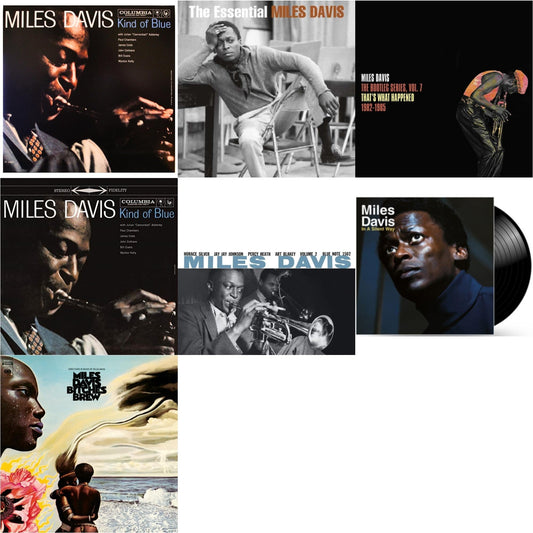 Miles Davis - Kind Of Blue (Mono) & Essential Miles Davis (2LP) & Bootleg Series Vol. 7: That’S What Happened 1982-1985 (2LP/White Vinyl) & Kind Of Blue (180G) & Volume 2 (Blue Note Classic LP Vinyl Series) & In A Silent Way & Bitches Brew
