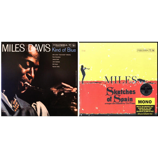 Miles Davis - Sketches Of Spain (Mono) & Kind Of Blue (Mono) - LP Vinyl Bundle