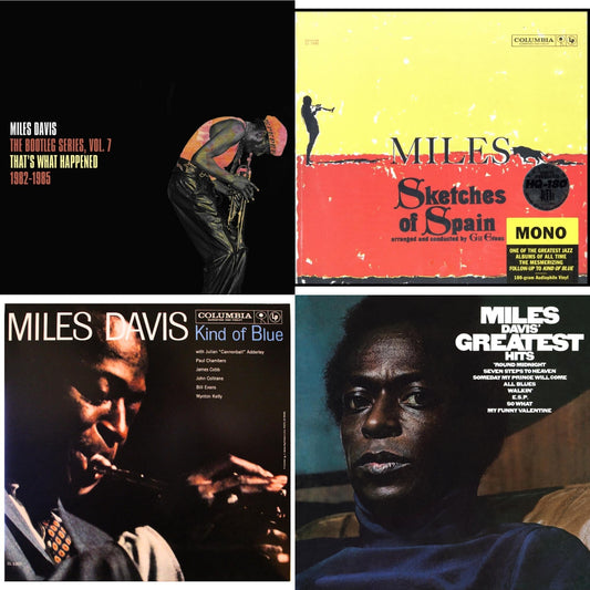 Miles Davis - Bootleg Series Vol. 7: That’S What Happened 1982-1985 (2LP/White Vinyl) & Sketches Of Spain (Mono) & Kind Of Blue (Mono) & Greatest Hits (1969) (150G/Dl Code)