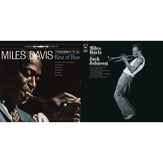 Miles Davis - Tribute To Jack Johnson (140G/Dl Insert) & Kind Of Blue (180G) - LP Vinyl Bundle
