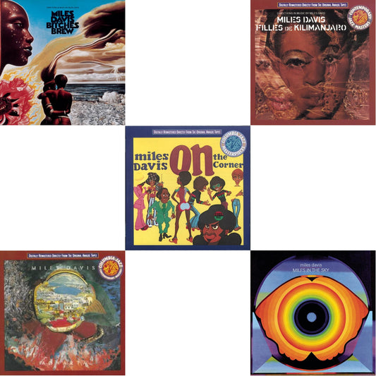 Miles Davis - Bitches Brew & Agharta & On The Corner & Filles De Kilimanjaro & Miles In The Sky - CD Bundle