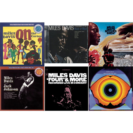 Miles Davis - Kind Of Blue & Bitches Brew & On The Corner & Miles In The Sky & Four & More & Tribute To Jack Johnson - CD Bundle