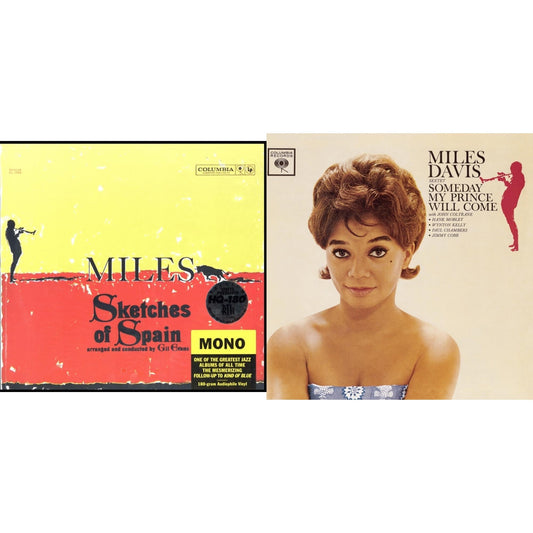 Miles Davis - Sketches Of Spain (Mono) & Someday My Prince Will Come (180G) - LP Vinyl Bundle