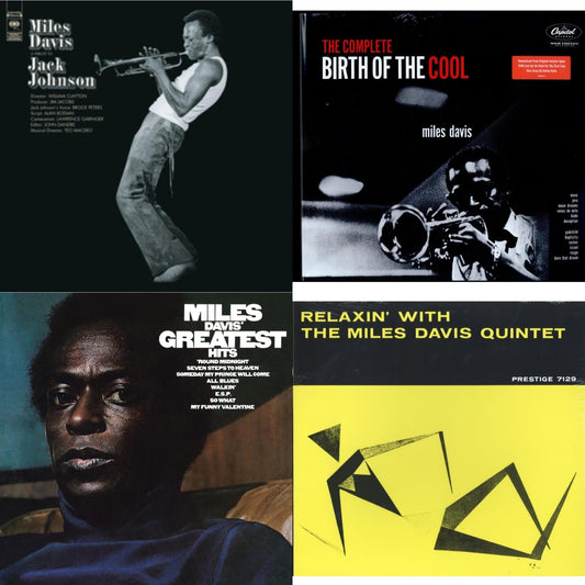 Miles Davis - Relaxin With The Miles Davis Quintet & Tribute To Jack Johnson (140G/Dl Insert) & Complete Birth Of The Cool (2LP) & Greatest Hits (1969) (150G/Dl Code)