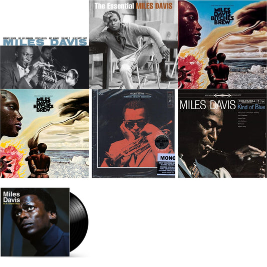 Miles Davis - Bitches Brew (2LP/140G) & Volume 2 (Blue Note Classic LP Vinyl Series) & Kind Of Blue (180G) & Round About Midnight (180G/Mono) & Bitches Brew & In A Silent Way & Essential Miles Davis (2LP)