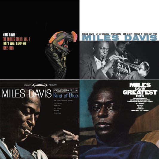Miles Davis - Bootleg Series Vol. 7: That’S What Happened 1982-1985 (2LP/White Vinyl) & Volume 2 (Blue Note Classic LP Vinyl Series) & Kind Of Blue (180G) & Greatest Hits (1969) (150G/Dl Code)