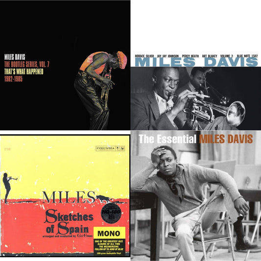 Miles Davis - Bootleg Series Vol. 7: That’S What Happened 1982-1985 (2LP/White Vinyl) & Volume 2 (Blue Note Classic LP Vinyl Series) & Sketches Of Spain (Mono) & Essential Miles Davis (2LP)