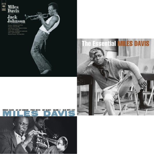 Miles Davis - Tribute To Jack Johnson (140G/Dl Insert) & Volume 2 (Blue Note Classic LP Vinyl Series) & Essential Miles Davis (2LP)